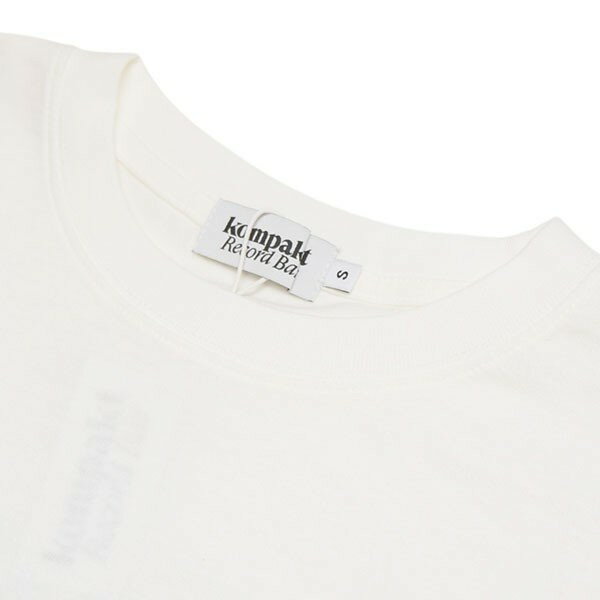 【中古】kompakt Record Bar　プリントTシャツ ホワイト サイズ：S 【120525】（コンパクトレコードバー）