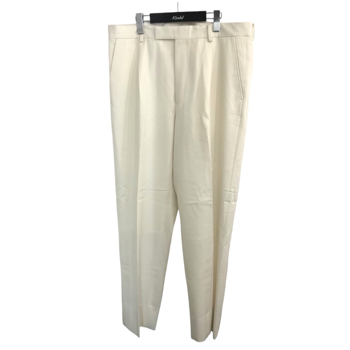 【中古】WACKO MARIA 「DORMEUIL社製」 スラックス ホワイト サイズ:XXL 【140525】(ワコマリア)