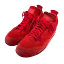 【中古】NIKE Air Jordan 4 Retro Flyknit ハイカットスニーカー AQ3559-600 レッド サイズ:27 【140525】(ナイ...