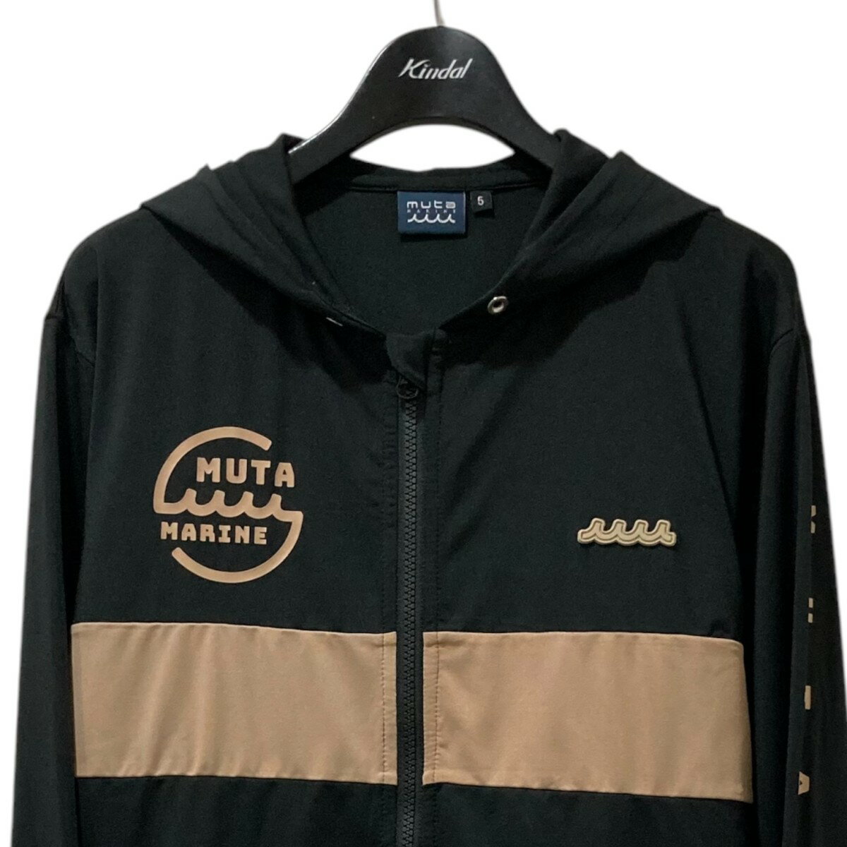 【中古】muta MARINE　ジップパーカー 263388021 ブラック サイズ：5 【140525】（ムータ マリン）