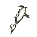 【中古】ACNE STUDIOS ハートチャーム ブレスレット シルバー 【140525】(アクネストゥディオズ)