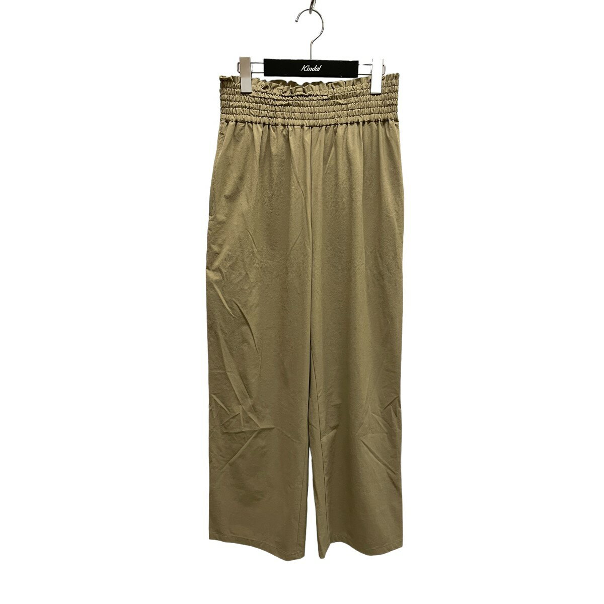 【中古】JOURNAL STANDARDナイロンストレッチワイドパンツ ワイドパンツ ベージュ サイズ:38【価格見直し】