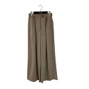 【中古】SATORU SASAKI 「TWO-TUCKED WIDE PANTS」 2タックパンツ ベージュ サイズ:SIZE 1 【140525】(サトル サ...
