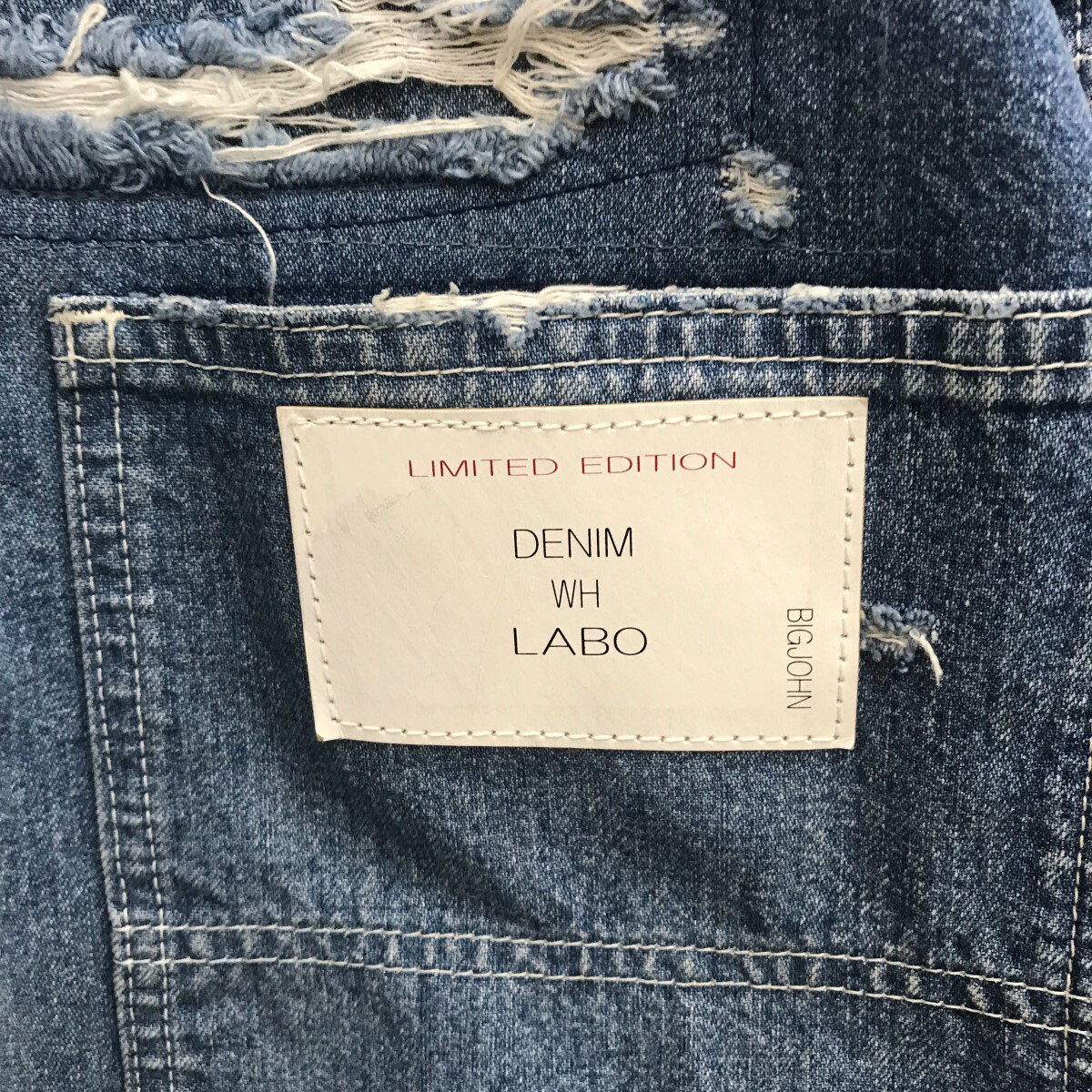 【中古】WORLD WORKERSDENIM WH LABO Vintage Remake Over All デニムオーバーオール WW502K インディゴ サイズ：L【価格見直し】
