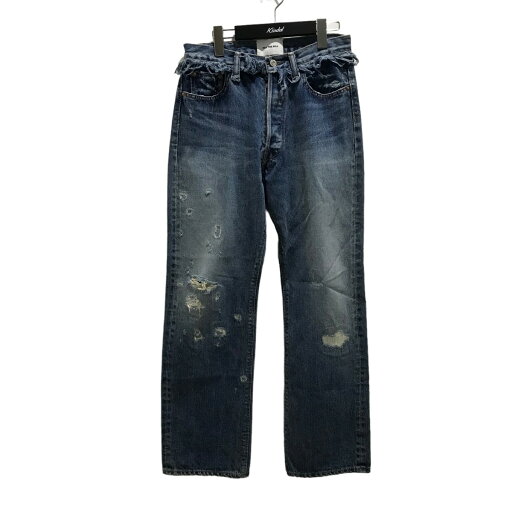 【中古】FILL THE BILLWAIST FRINGE 5POCKET JEANS デニムパンツ 304-231037 インディゴ サイズ:1【価格見直し】 【中古】FILL THE BILLWAIST FRINGE 5POCKET JEANS デニムパンツ 304-231037 インディゴ サイズ:1【価格見直し】