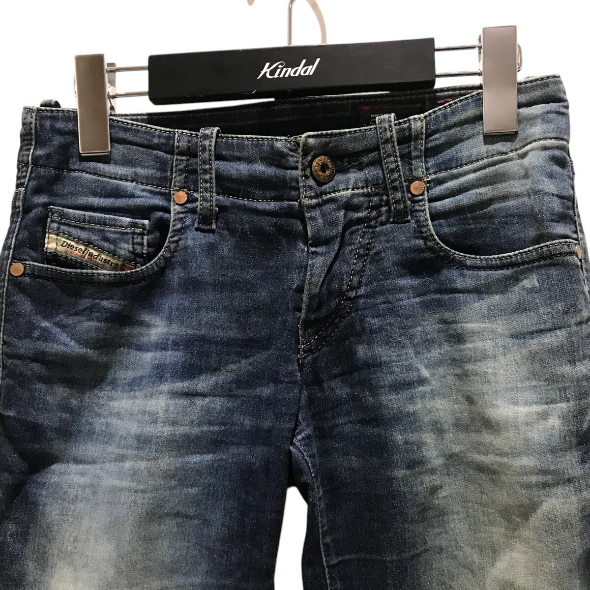 【中古】DIESEL【GRUPEE NE】 ジョグデニムパンツ インディゴ サイズ：23【価格見直し】