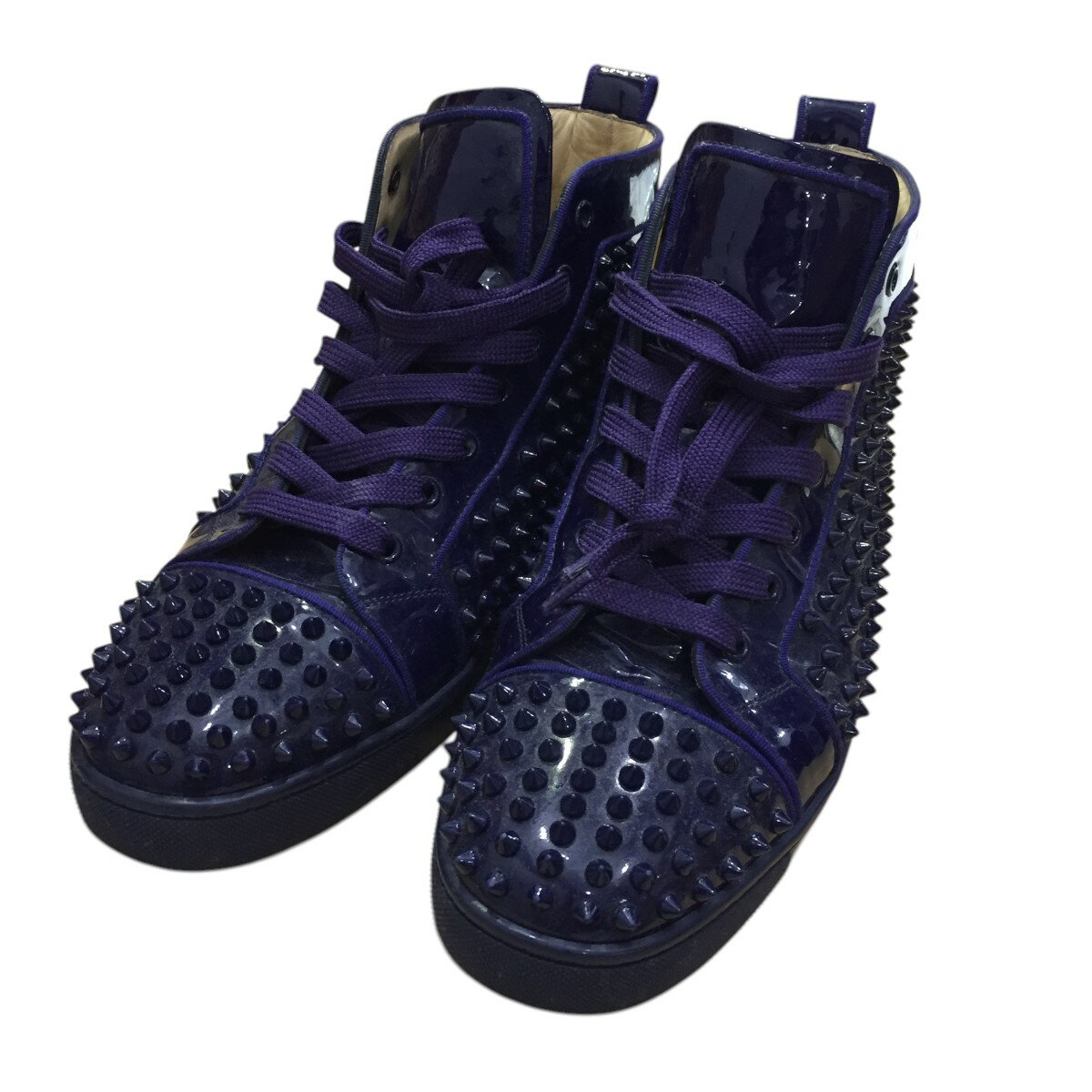 楽天市場】未使用品 Christian Louboutin スパイク レザー