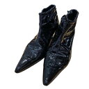 【中古】KHAITE ショートブーツ ブラック サイズ:37 【140525】(ケイト)