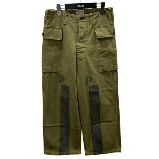 【中古】Buzz Rickson’s×BEAMS BOYカーゴパンツ M-43パンツ 13-24-1061-086 オリーブ サイズ:フリーサイズ【価格見直し】 【中古】Buzz Rickson’s×BEAMS BOYカーゴパンツ M-43パンツ 13-24-1061-086 オリーブ サイズ:フリーサイズ【価格見直し】