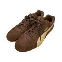 【中古】PUMA×BEAUTY&YOUTH Exclusive Puma Speedcat OG スニーカー 404388-01 ブラウン×アイボリー サイズ:...