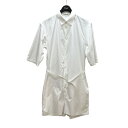 【中古】AURALEE ハイカウントフィンクスOXジャンプスーツ サロペット A24ST08HO ホワイト サイズ:2 【140525】(オーラリー)
