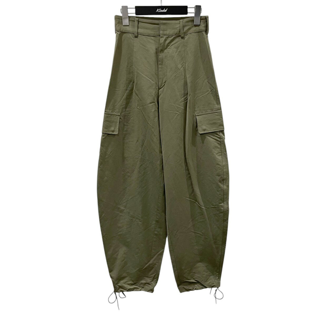 【中古】H BEAUTY&YOUTH ギャバ カーゴパンツ GABA CARGO PANTS 1614-299-5758 オリーブ サイズ:S 【150525】(エイチビューティアンドユース)
