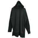 【中古】MM6 Maison Margiela シャツレイヤードデザインプルオーバーパーカー S52NH0010 ブラック サイズ:XS 【160525】(マル...