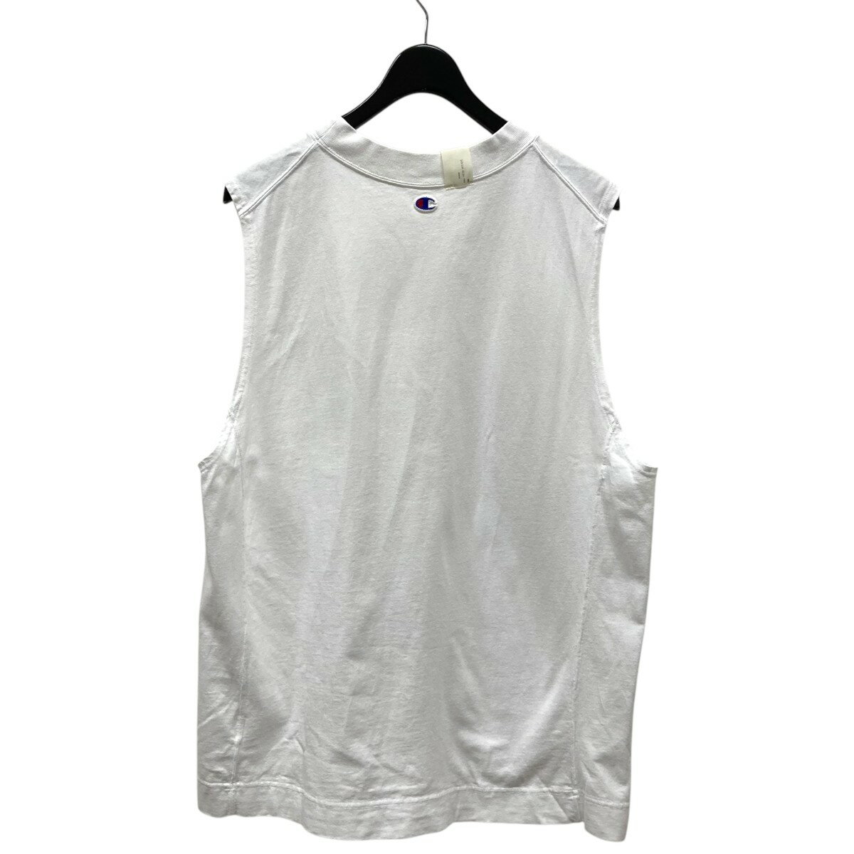 【中古】Champion　ノースリーブカットソー C8-X356 ホワイト サイズ：S 【160525】（チャンピオン）