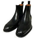 【中古】Santoni サイドゴアブーツ MCPH17267RG1LOBRN01 ブラック サイズ:UK6 1/2 【160525】(サントーニ)(4)