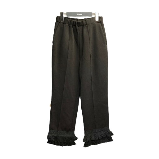 【中古】pelleq フリンジパンツ PT0302-AW23 ブラック サイズ:36 【150525】(ペレック) 【中古】pelleq フリンジパンツ PT0302-AW23 ブラック サイズ:36 【150525】(ペレック)