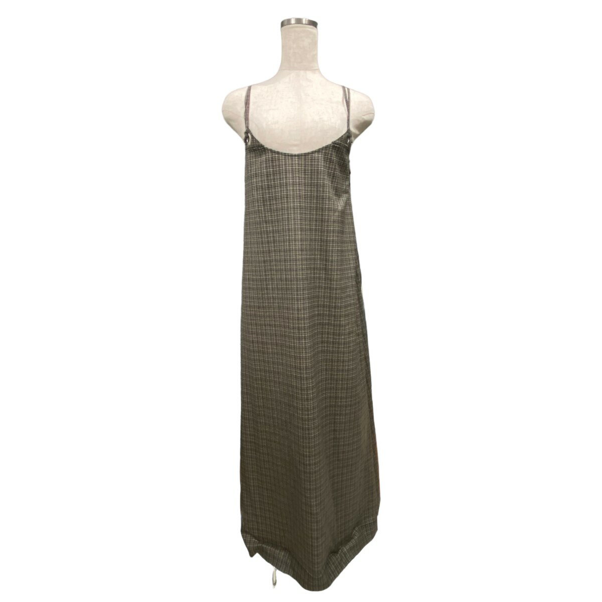 šbeautiful peopleDOUBLE-END tweed check apron dress ١ 36 160525ۡʥӥ塼ƥեԡץ