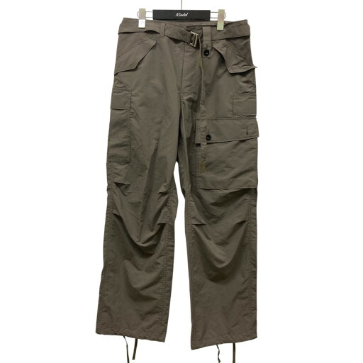 【中古】sacai 23AW Matte Taffeta Pants カーゴパンツ 23-03142M グレー サイズ:1 【160525】(サカイ) 【中古】sacai 23AW Matte Taffeta Pants カーゴパンツ 23-03142M グレー サイズ:1 【160525】(サカイ)