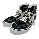 【中古】VANS×A BATHING APE「LINE ABC CAMO SK8-HI」 スニーカー 500714 ブラック サイズ:29.5cm【価格見直し】