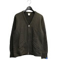 【中古】LOOPWHEELER ZIP UPスウェットカーディガン チャコールグレー サイズ:S 【180525】(ループウィラー)