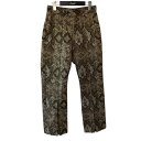 【中古】TAUPE ジャガード 総柄パンツ tpm23105004 オリーブ サイズ:01 【190525】(トープ)