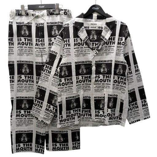 【中古】NISHIMOTO IS THE MOUTH×NOWHAW パジャマセットアップ ホワイト×ブラック サイズ:2 【190525】(ニシモトイズザマウス×ノウハウ) 【中古】NISHIMOTO IS THE MOUTH×NOWHAW パジャマセットアップ ホワイト×ブラック サイズ:2 【190525】(ニシモトイズザマウス×ノウハウ)