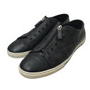 【中古】LOUIS VUITTON センタージップ スニーカー GO0019 ブラック サイズ:7 1/2 【190525】(ルイヴィトン)