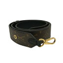【中古】LOUIS VUITTON ショルダーストラップ J02465 ブラウン 【200525】(ルイヴィトン)