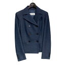 【中古】MaxMara ストレッチダブルジャケット インディゴ サイズ:不明 【200525】(マックスマーラ)
