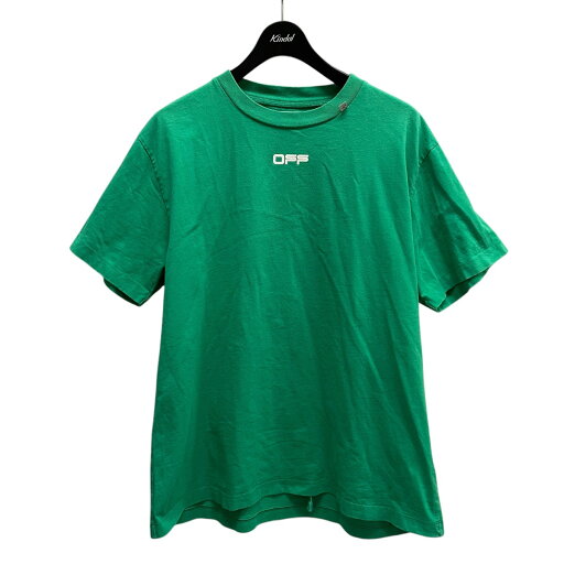 【中古】OFFWHITE プリントTシャツ OMAA038S20185005 グリーン サイズ:XS 【210525】(オフホワイト) 【中古】OFFWHITE プリントTシャツ OMAA038S20185005 グリーン サイズ:XS 【210525】(オフホワイト)