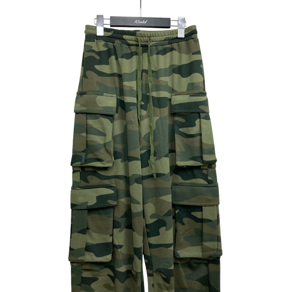 【中古】IMMUNE　sweat cargo pants カーゴパンツ グリーン サイズ：36 【210525】（イミューン）