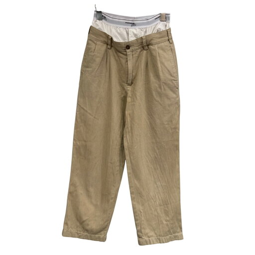 【中古】HOMME GIRL レイヤードチノパン 88-021-133 ベージュ サイズ:XS 【210525】(オムガール) 【中古】HOMME GIRL レイヤードチノパン 88-021-133 ベージュ サイズ:XS 【210525】(オムガール)