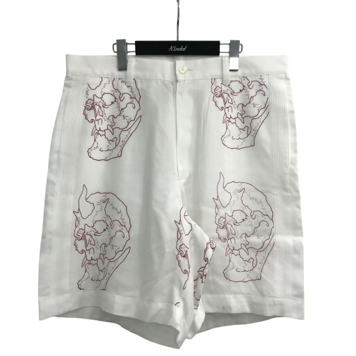 【中古】WACKO MARIA×56 TATTOO STUDIO 24SS 「56 TATTOO STUDIO CUBA SHORTS」 キューバショーツ 56TS WM PT03 ホワイト サイズ:XXL 【220525】(ワコマリア×56 タトゥースタジオ) 【中古】WACKO MARIA×56 TATTOO STUDIO 24SS 「56 TATTOO STUDIO CUBA SHORTS」 キューバショーツ 56TS WM PT03 ホワイト サイズ:XXL 【220525】(ワコマリア×56 タトゥースタジオ)