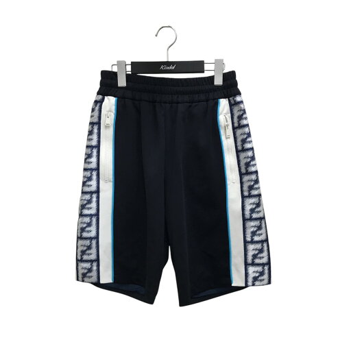 【中古】FENDI サイドロゴハーフトラックパンツ FAB665 AN5X ブラック サイズ:XS 【220525】(フェンディ) 【中古】FENDI サイドロゴハーフトラックパンツ FAB665 AN5X ブラック サイズ:XS 【220525】(フェンディ)