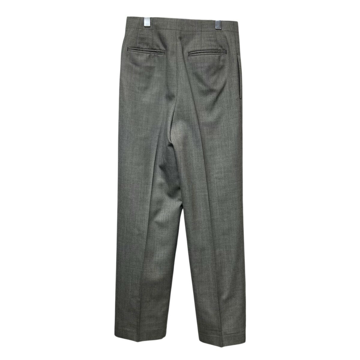 【中古】BLAMINK　リネンレーヨンスラックス 7914-230-0137 ライトグレー サイズ：38 【220525】（ブラミンク）