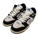 【中古】NIKE×HUF SB Dunk Low San Francisco ローカットスニーカー FD8775-001 ホワイト×ブラック サイズ:27.5 【220525】(ナイキ×ハフ)