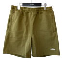 【中古】stussy Stock Logo Shorts ショートパンツ 112305 オリーブ サイズ:S 【230525】(ステューシー)(4)