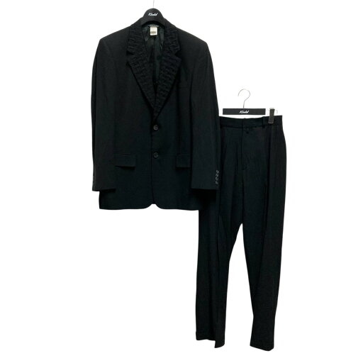 【中古】GIANNI VERSACE セットアップスーツ ブラック サイズ:46/46 【230525】(ジャンニヴェルサーチ) 【中古】GIANNI VERSACE セットアップスーツ ブラック サイズ:46/46 【230525】(ジャンニヴェルサーチ)