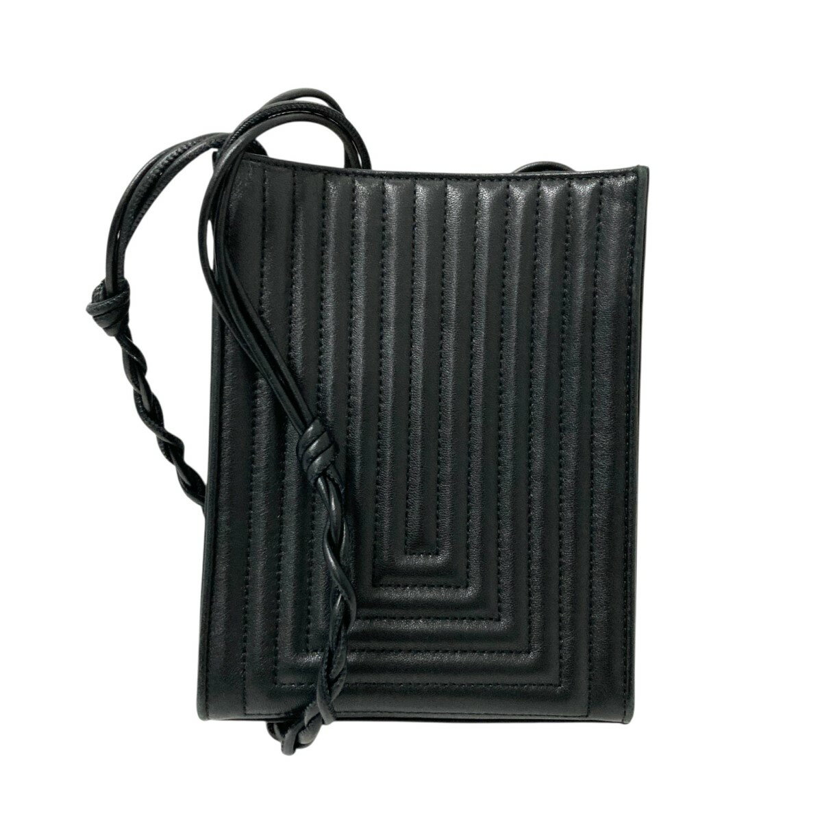 【中古】JIL SANDERTANGLE SM ショルダーバッグ ブラック【価格見直し】