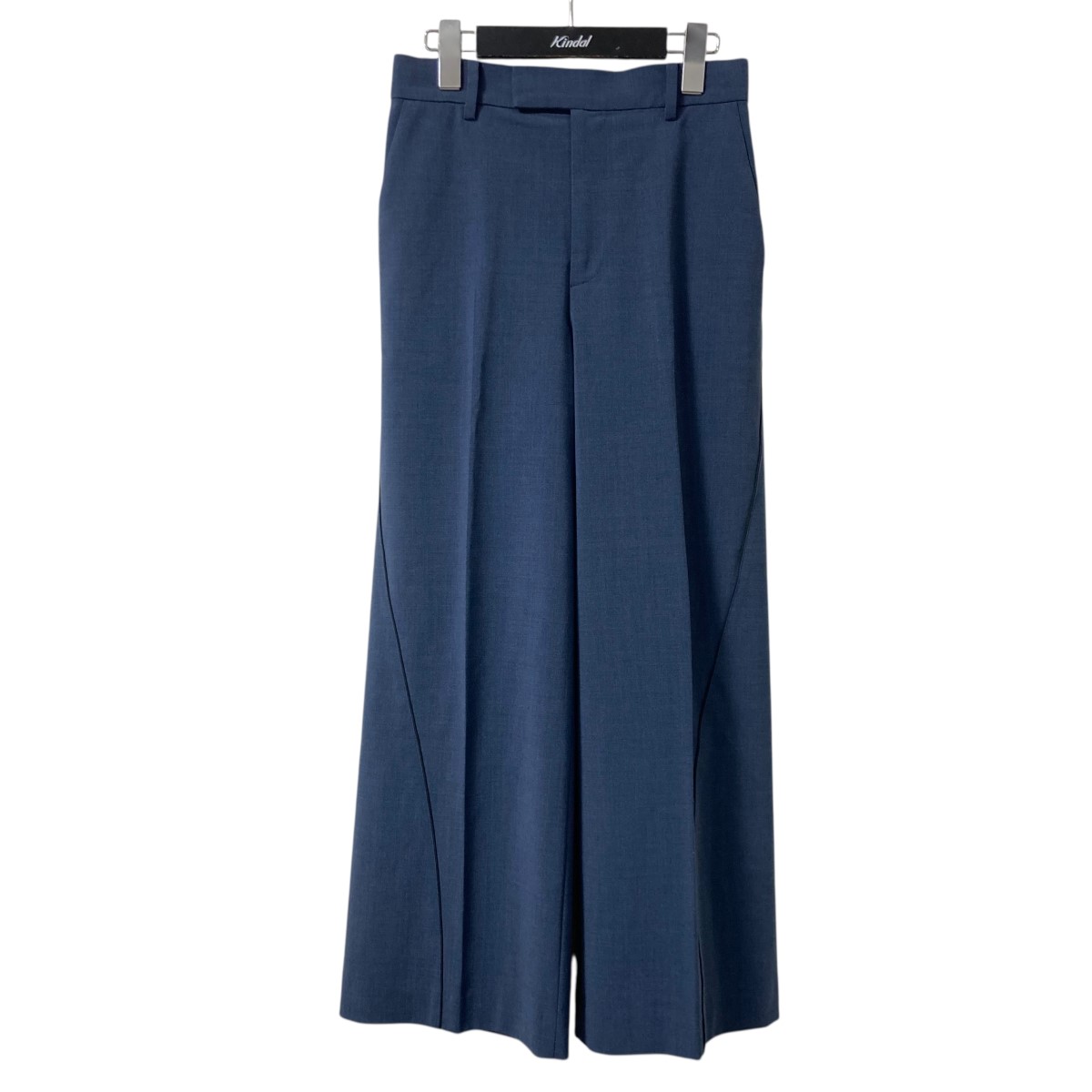 【中古】LE CIEL BLEU 24SS Curve Line Slacks スラックス 26S68203 ネイビー サイズ:34 【230525】(ルシェルブルー)
