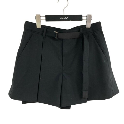 【中古】sacai ショートパンツ ブラック サイズ:- 【230525】(サカイ) 【中古】sacai ショートパンツ ブラック サイズ:- 【230525】(サカイ)