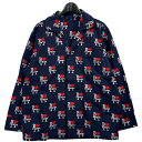 【中古】BoTT パジャマシャツ ネイビー サイズ:M 【240525】(ボット)(4)