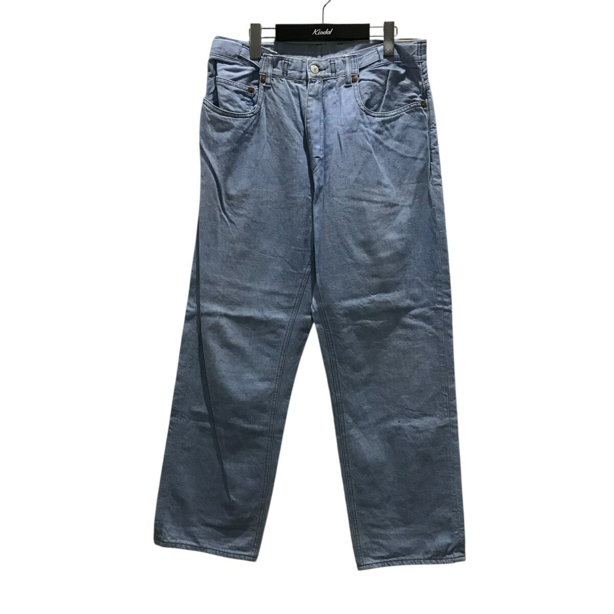 【中古】BLUEST OVERALLS デニムパンツ ライトインディゴ サイズ:MEDIUM 【240525】(ザ ブルーエスト オーバーオール)