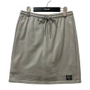 【中古】BASICKS Apron Sweat Trouser スウェットスカートパンツ S2-5-0405 グレー サイズ:S 【250525】(ベイシックス...