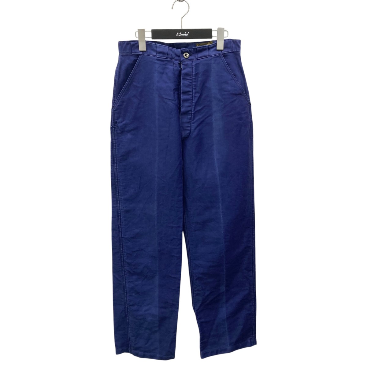 【中古】VETEMENTS BEAL JOB40S フランス モールスキン ワークパンツ ネイビー【価格見直し】