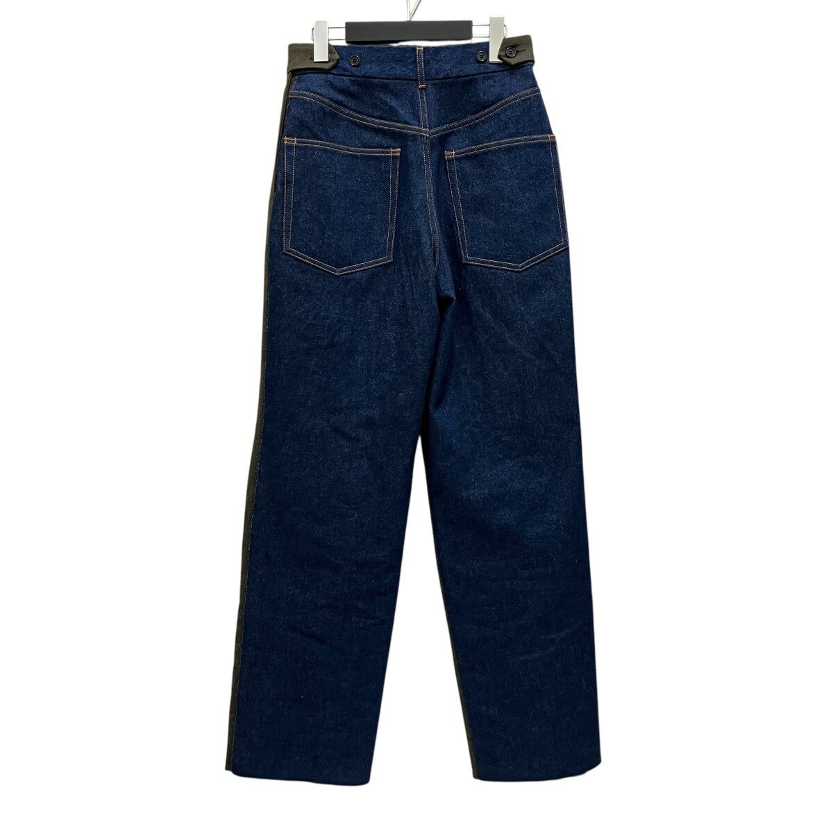 【中古】INSCRIRE　Hybrid Denim Pants スラックス 124AW-PT105 インディゴ サイズ：2 【250525】（アンスクリア）
