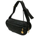 【中古】VERSACE レザーキルティングバッグ ブラック 【250525】(ヴェルサーチ)(4)