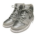 【中古】NIKE AIR JORDAN1 ハイカットスニーカー DC1788-029 シルバー サイズ:26 【250525】(ナイキ)(4)
