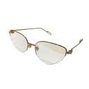 【中古】Cartier 眼鏡 CT0157O-001 ゴールド サイズ:54□120 140 【250525】(カルティエ)