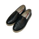 【中古】PRADA SPORTS レザースリッポン 3S5802 ブラック サイズ:35 【250525】(プラダスポーツ)(4)